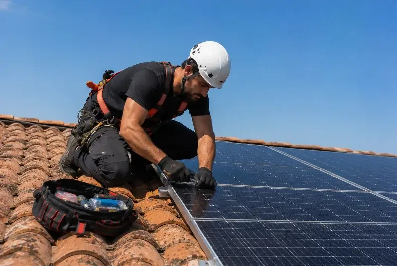 Maintenance et monitoring de panneaux solaires à Brem-sur-Mer